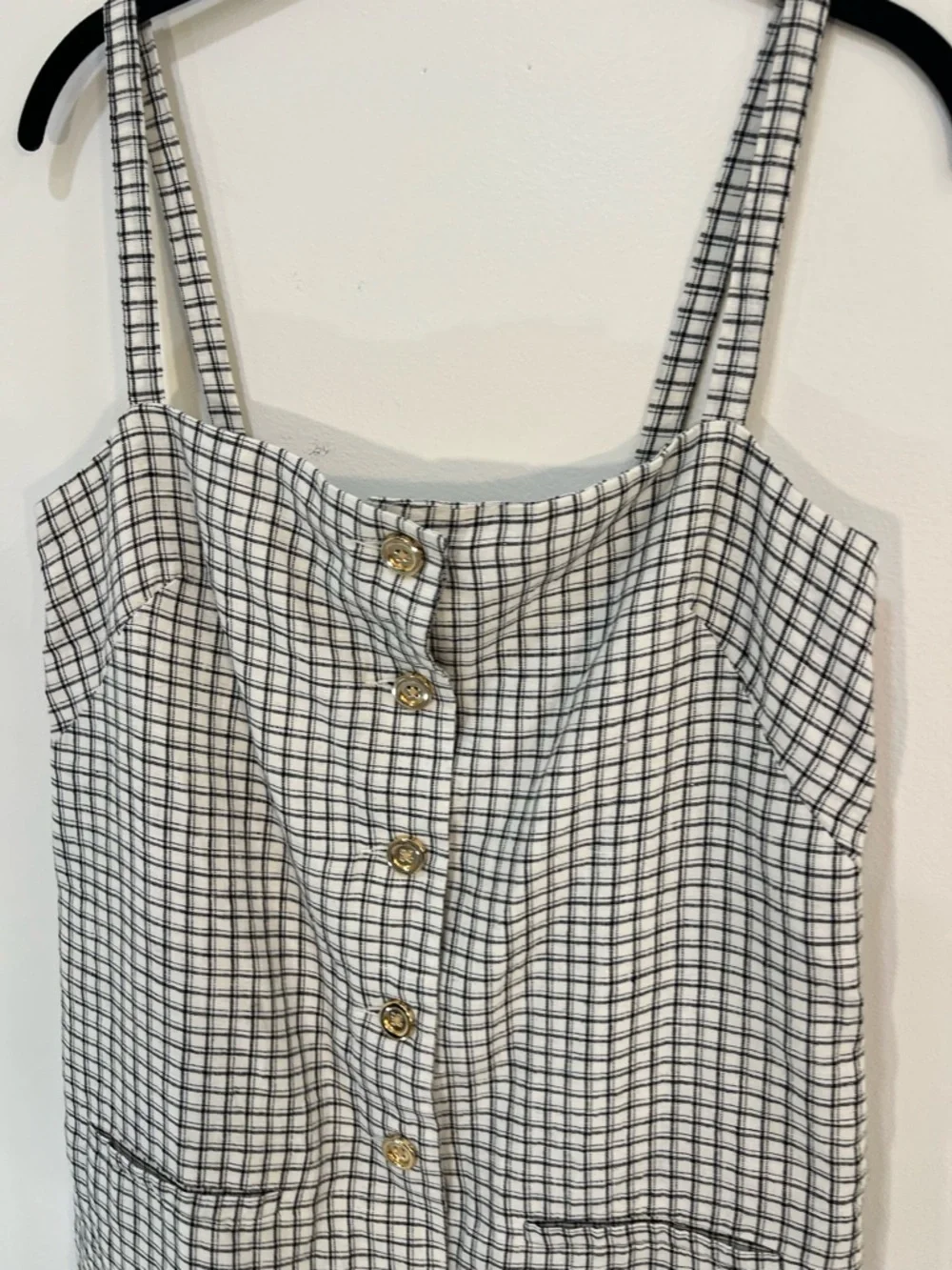 J. Crew Claudia Mini Dress in Plaid‎ Linen